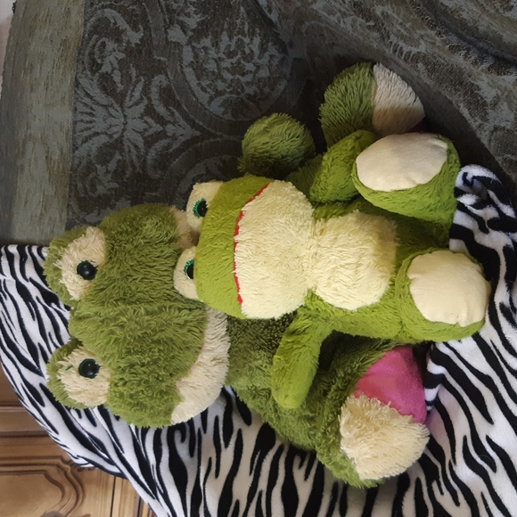 Frogs Stuffed Animals Plush toys Lot set Big And Small Duo - Picture 4 of 10